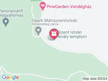 Szent István király templom Mátraszentimre a térképen