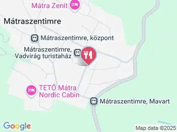 Vargánya étterem Mátraszentimre a térképen