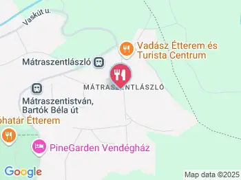Vöröskő Kisvendéglő Mátraszentimre a térképen