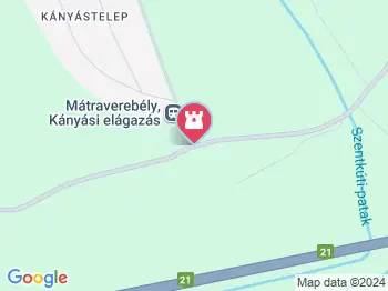 Bányász & Vidróczki szobor Mátraverebély a térképen