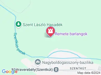 Mátraverebélyi Remete barlangok Mátraverebély a térképen