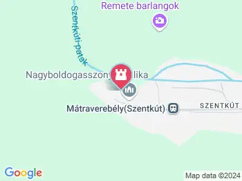 Szabadtéri oltár Mátraverebély a térképen