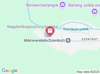 Szentkút Nemzeti Kegyhely Mátraverebély a térképen