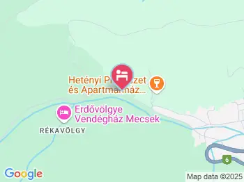 Aranypatkó Lovaspanzió Mecseknádasd a térképen