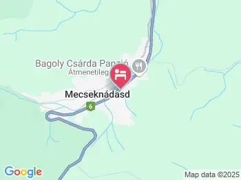 Erzsébet Vendégház és Apartman Mecseknádasd a térképen