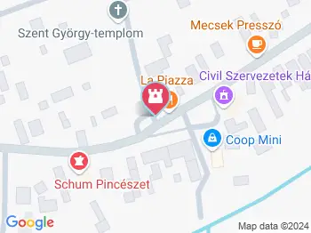 Szentháromság-kápolna Mecseknádasd a térképen