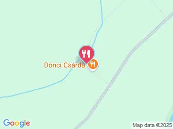 Dönci Csárda Rigópuszta Mecsér a térképen