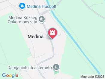 Szerb ortodox templom Medina a térképen