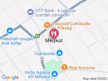 Tequila Grill Büfé Mélykút a térképen