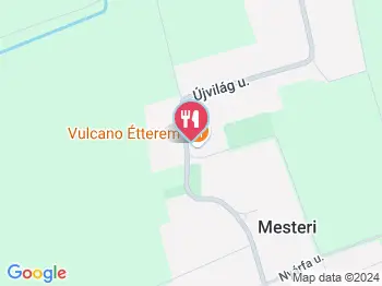 Vulcano Étterem Mesteri a térképen