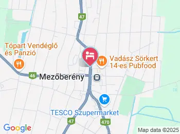 Piknik Park Szabadidőközpont Mezőberény a térképen