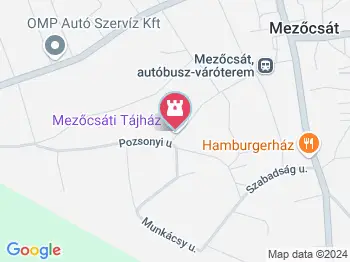 Mezőcsáti Tájház Mezőcsát a térképen