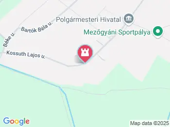 Szoborpark Mezőgyán a térképen