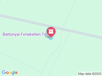 Battonyai Feneketlen-tó Mezőhegyes a térképen