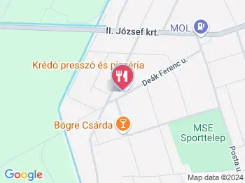 Krédó Presszó & Pizzéria Mezőhegyes a térképen