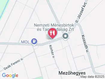 Nimród Büfé Mezőhegyes a térképen