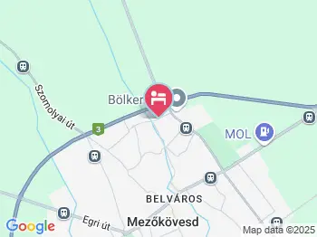 Abigél Apartmanház Mezőkövesd a térképen