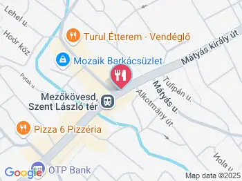Boomerang Biliárdszalon & Pub Mezőkövesd a térképen