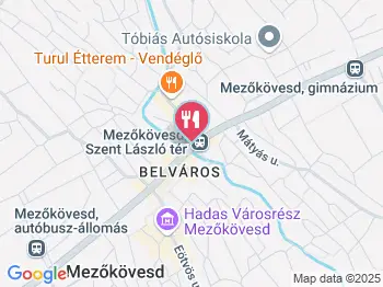 Club Café Mezőkövesd a térképen