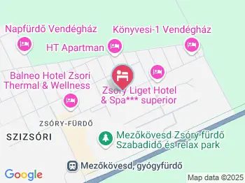 Fenyő Panzió Mezőkövesd a térképen