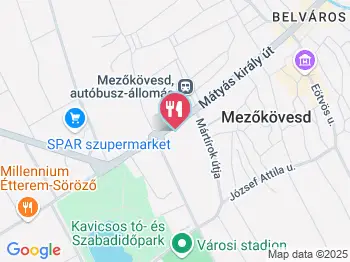 Friss Pékség Mezőkövesd a térképen