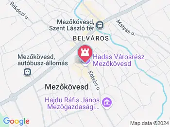 Hadas Látogatóközpont Mezőkövesd a térképen