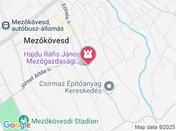 Hajdu Ráfis János Mezőgazdasági Gépmúzeum Mezőkövesd a térképen