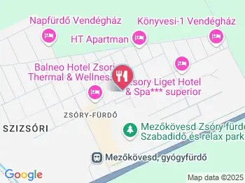 Hajnal Hotel étterme Mezőkövesd a térképen