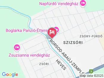 Kisfa Apartman Mezőkövesd a térképen