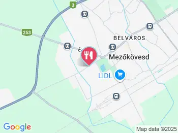 Kispipa étterem Mezőkövesd a térképen