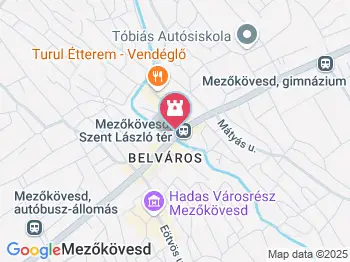 Matyó Múzeum Mezőkövesd a térképen