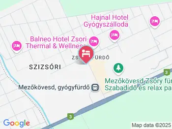 Pandora Zsóry Apartmanok Mezőkövesd a térképen