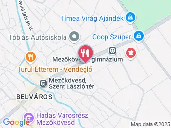 Pubi Caffe Mezőkövesd a térképen