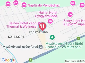 Rózsa Étterem Mezőkövesd a térképen