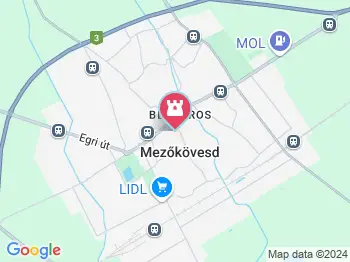 Tűzzománcos Ház Mezőkövesd a térképen