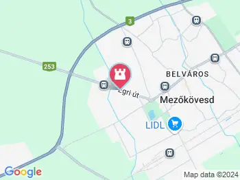 Wass Albert emlékpark Mezőkövesd a térképen