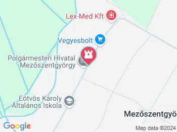 Eötvös Károly Könyvtár és Emlékház Mezőszentgyörgy a térképen