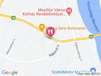 Dali Gyros Mezőtúr a térképen