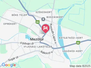 Ida Panzió Mezőtúr a térképen