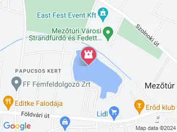 Ligeti-tó Mezőtúr a térképen