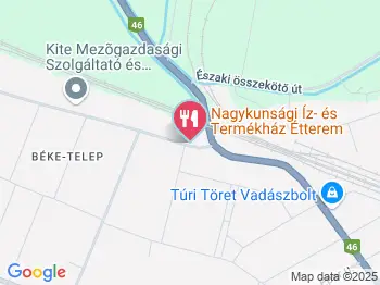 Nagykunsági Íz- és Termékház Mezőtúr a térképen