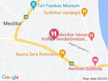 Tibi Cukrászda Mezőtúr a térképen