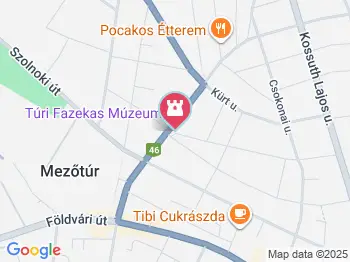 Túri Fazekas Múzeum Mezőtúr a térképen