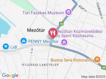 Zsindelyes Fogadó Mezőtúr a térképen