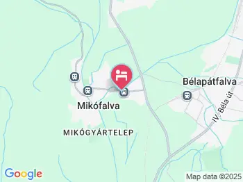 Fenyő Vendégház Mikófalva a térképen