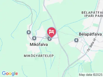 Mikó Vendégház Mikófalva a térképen