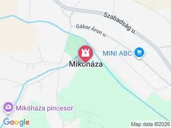 Mikóházi Tanösvények Mikóháza a térképen