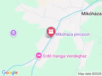 Történelmi pincesor Mikóháza a térképen