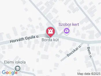 Borda-kút Mindszent a térképen