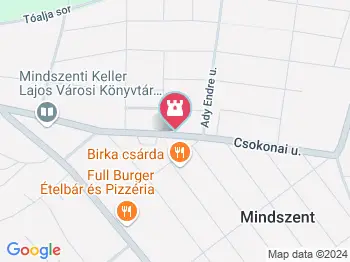Keller Lajos Városi Könyvtár és Helytörténeti Gyűjtemény Mindszent a térképen